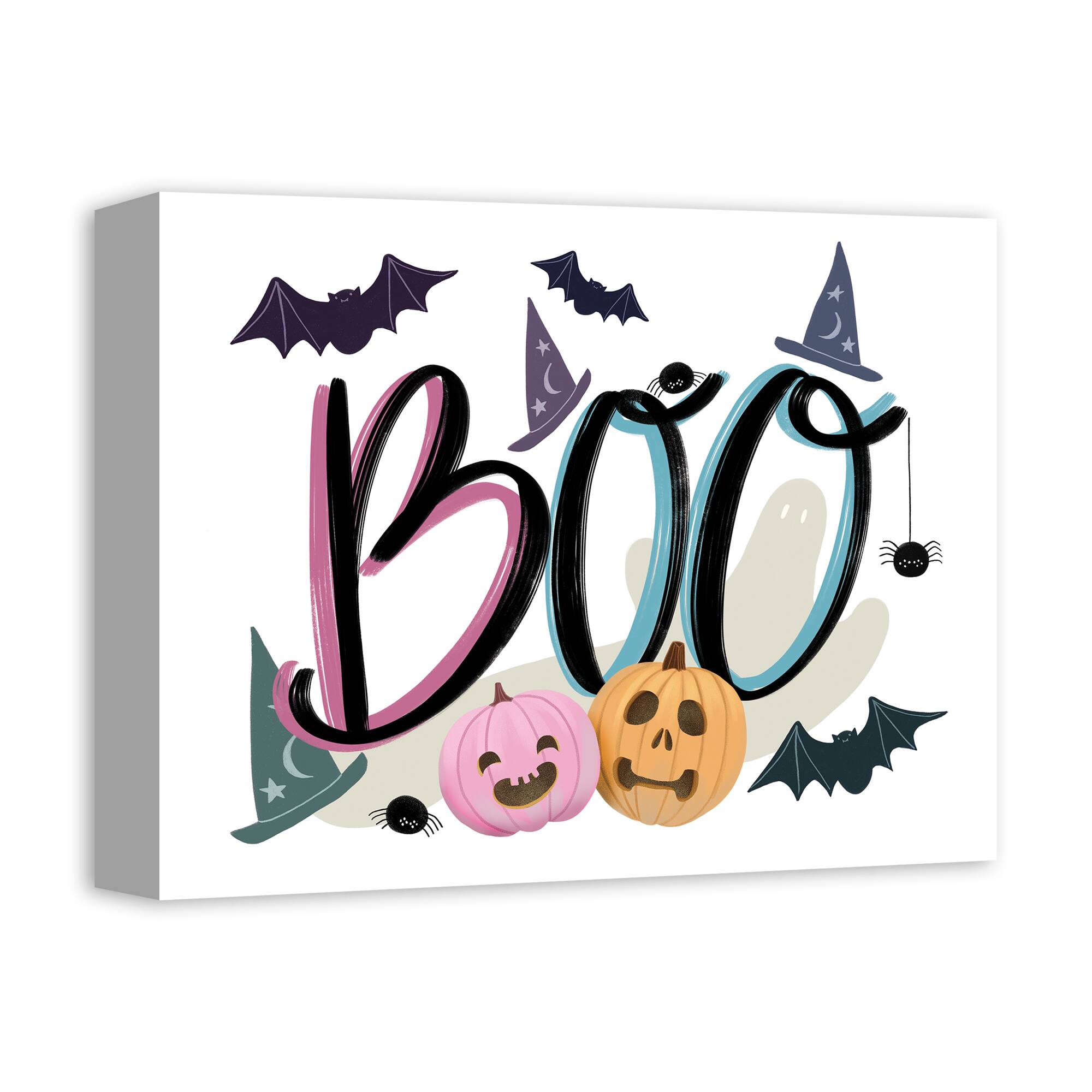 Boo Icons Canvas Wall Art